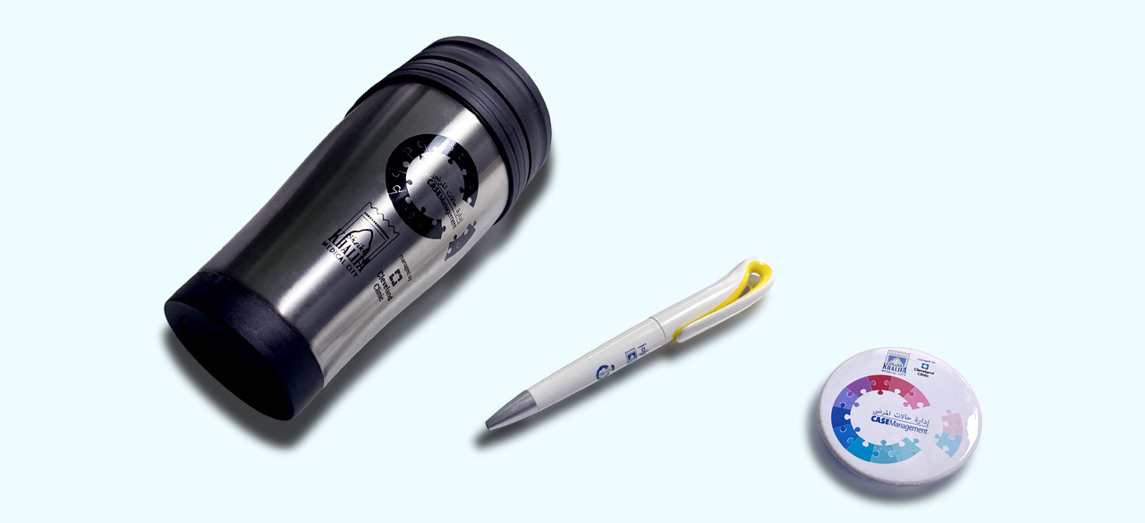 Case Management Event - Reusable Coffee Cup Pen & Badge