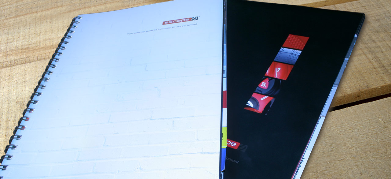 Escape Fitness Brochure - Cover Design
