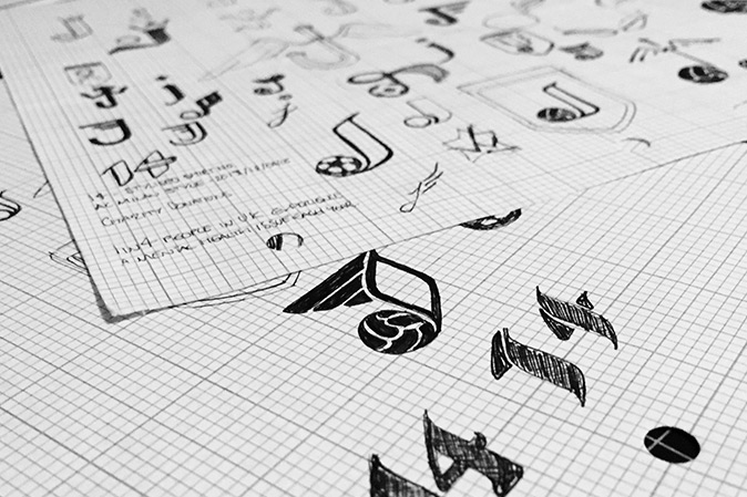 Joshua Warby Memorial Match - J-Wing Emblem Concept Sketches