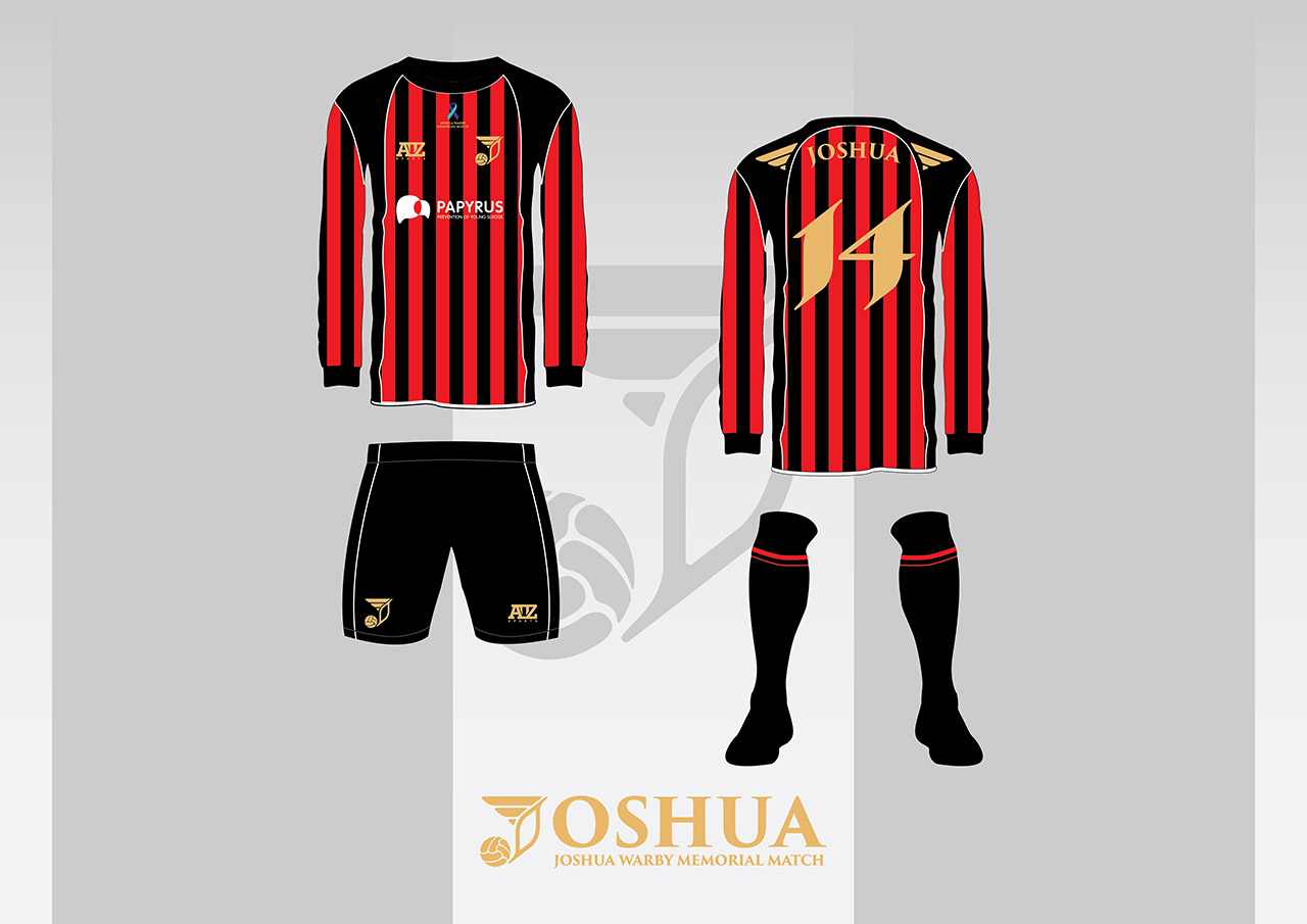 Joshua Warby Memorial Match - Kit Design