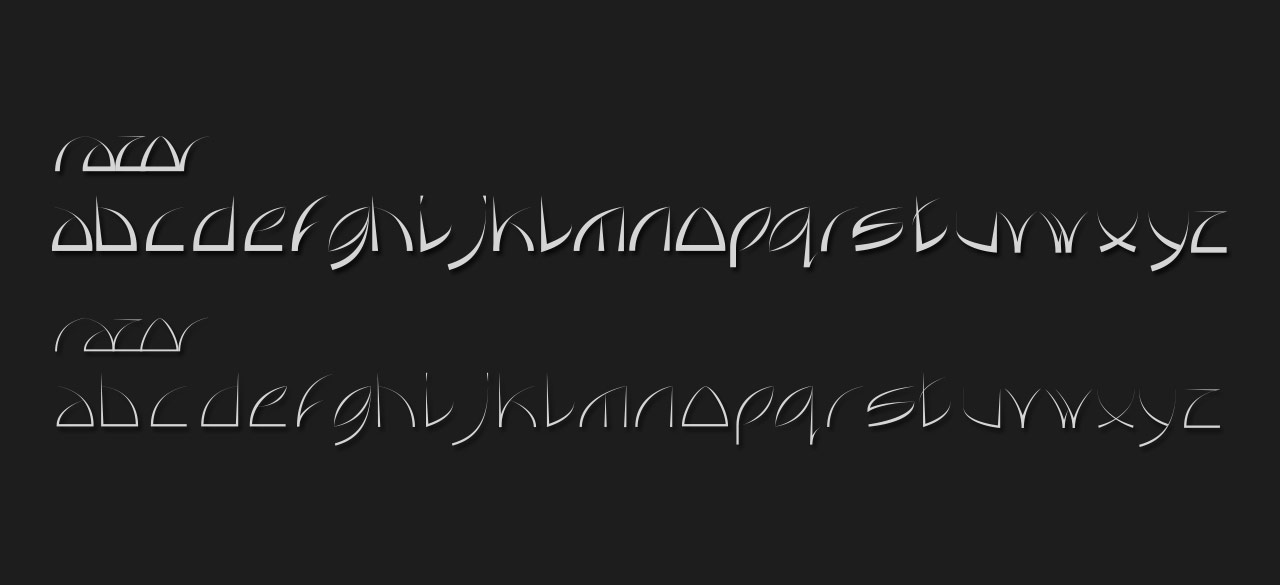 Razor Bold & Reg - Lowercase