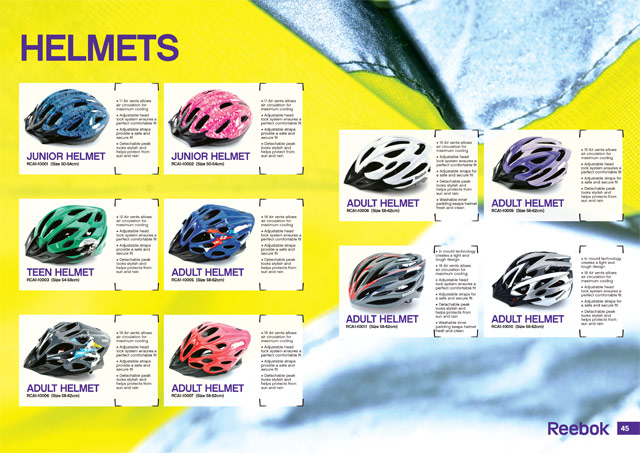 Reebok Bikes - Helmets